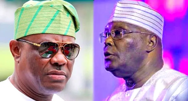 image of Nyesom Wike and Atiku Abubakar
